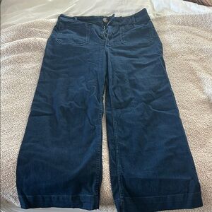 Maeve Dark Blue Ankle Jeans